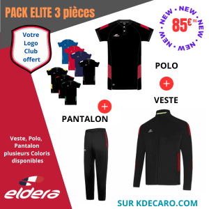 Pack Elite Eldera 3 pièces Polo/Pantalon/Veste