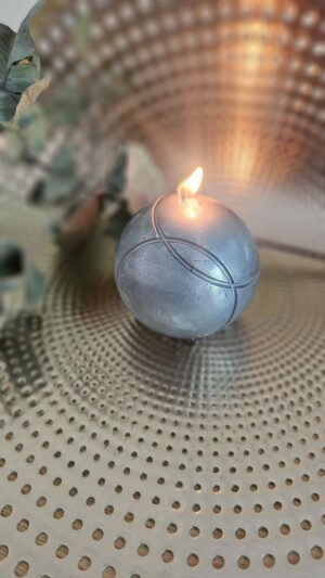 Bougie boule de pétanque