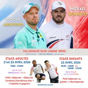 Stage Mickael BONETTO Ludovic MONTORO